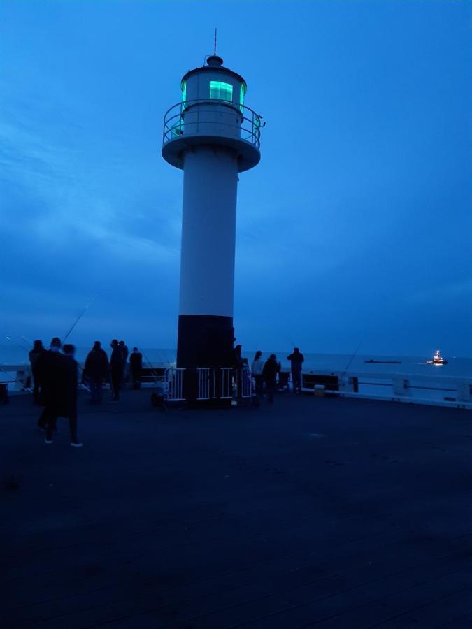 Nieuwpoort Marjolaine Prachtig Zeezicht - 4De Verdiep -Op De Dijk 5Pers Esterno foto