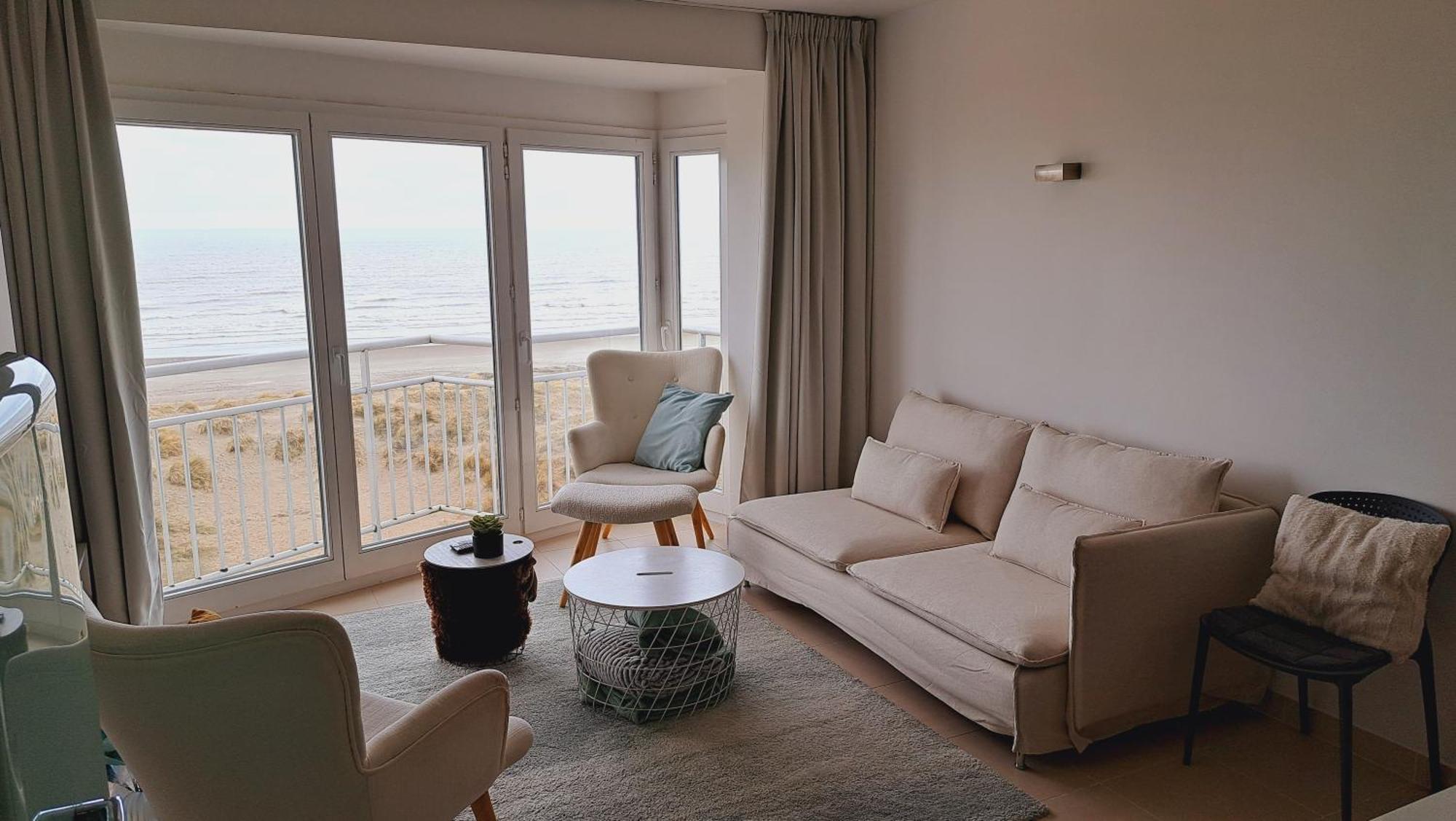 Nieuwpoort Marjolaine Prachtig Zeezicht - 4De Verdiep -Op De Dijk 5Pers Esterno foto